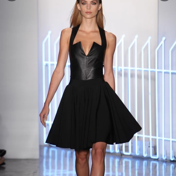 NWOT! CUSHNIE ET OCHS leather top size 6 - Picture 3 of 12